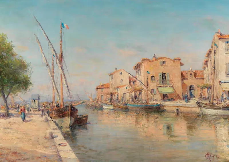 A sunny day in a harbour city — Charles Malfroy