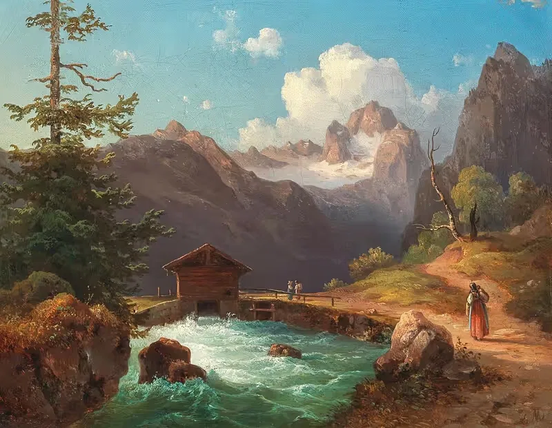 A View of the Dachstein Massif — Edmund Mahlknecht
