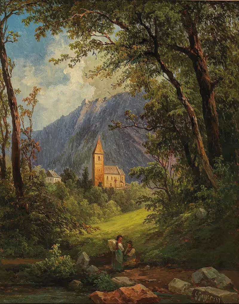 A Small Church in the Mountains — Georg Geyer