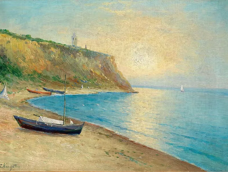 Сцена в Крыму by Григорий Иванович Капустин — digital art print download