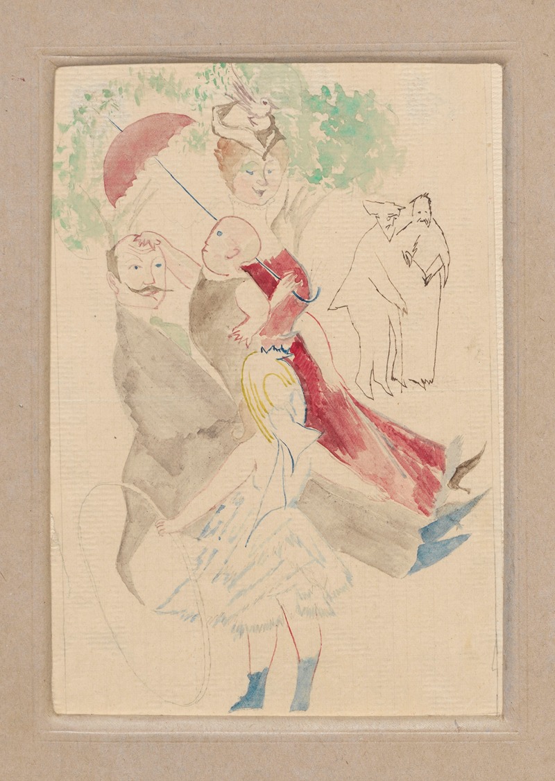 In a park by Зигмунт Валишевский, 1917 — digital art print download