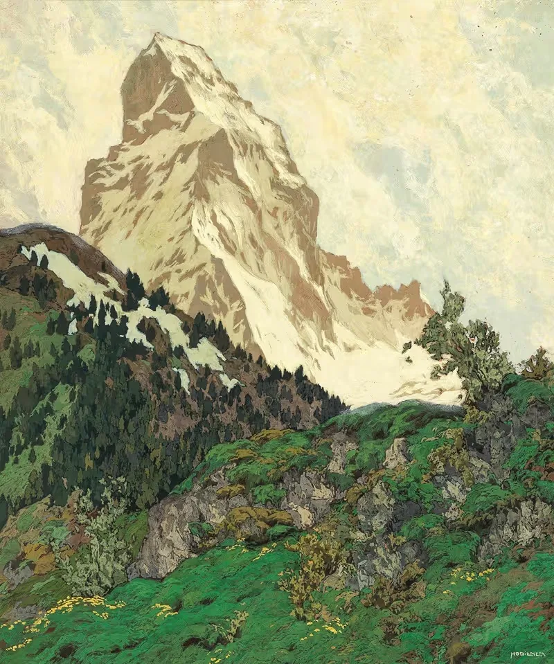The Matterhorn by Hugo Hodiener — digital art print download
