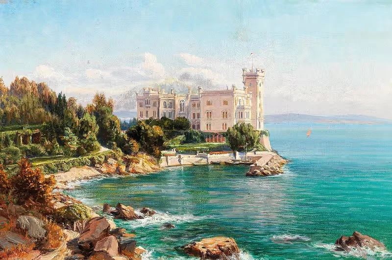 Das kaiserliche Schloss Miramare bei Triest — Jan Trentan Havlicek
