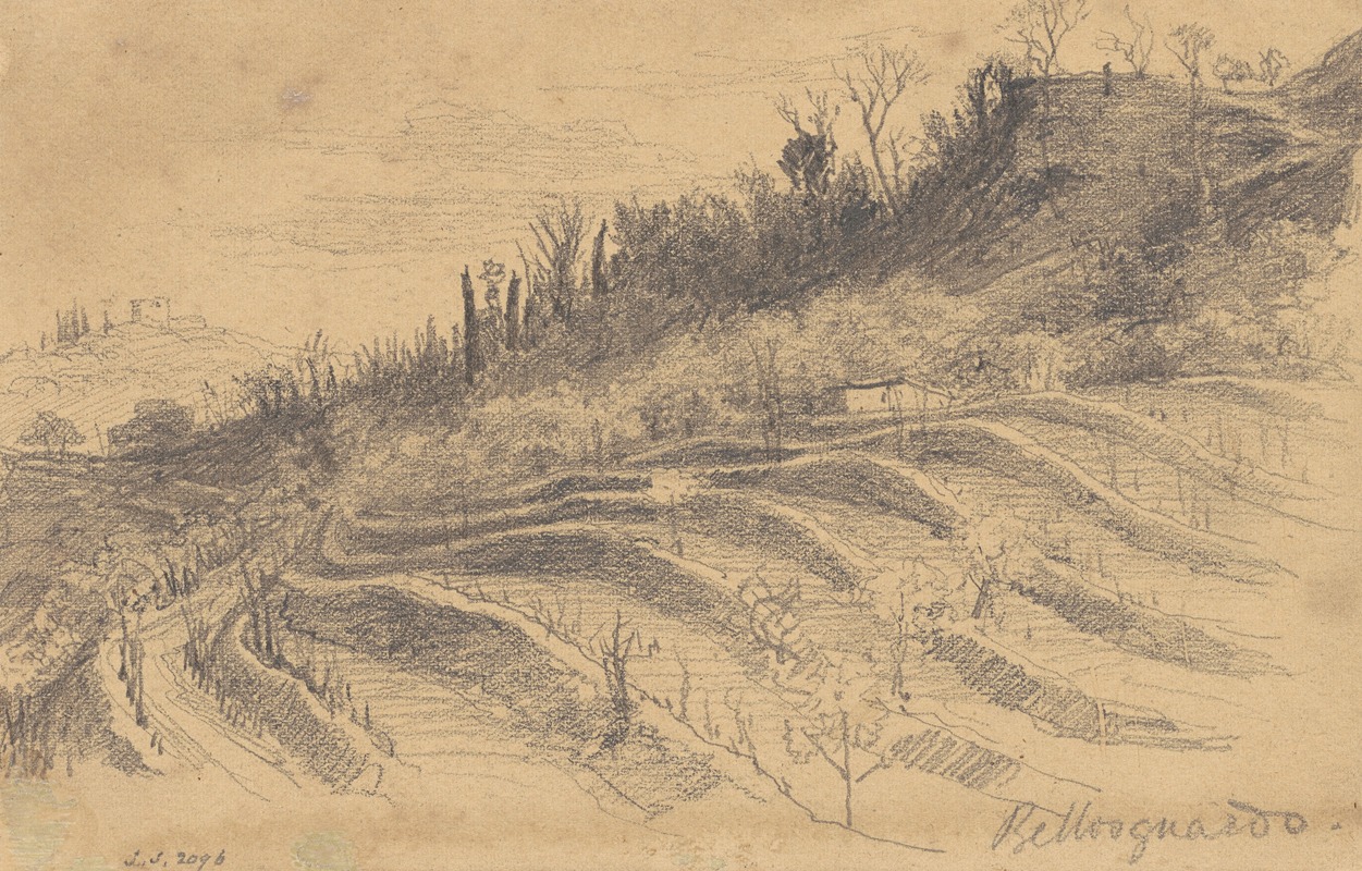 Bellosguardo, Florence by Джон Сингер Сарджент, 1870-1872 — digital art print download