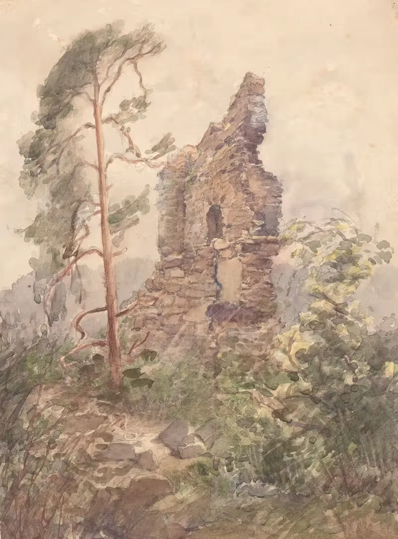Пейзаж с руинами by Карел Витезслав Машек, 1900-1902 — digital art print download