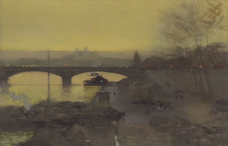 Мост д'Альма на закате by Луиджи Луар, c.1914 — digital art print download