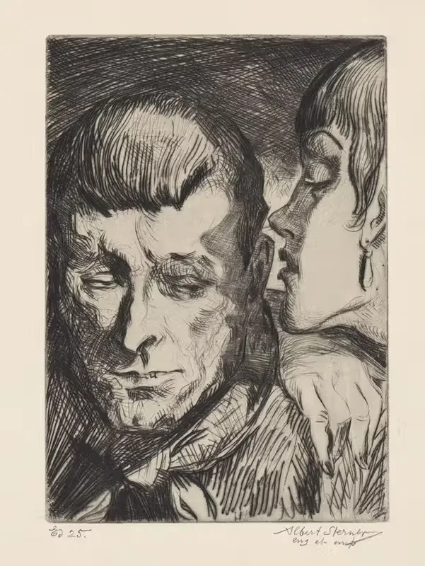 Злой совет by Альберт Штернер, 1901 - 1925 — digital art print download