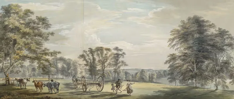 Рассвет в Лутон Парке by Пол Сэндби, 1763-1765 — digital art print download