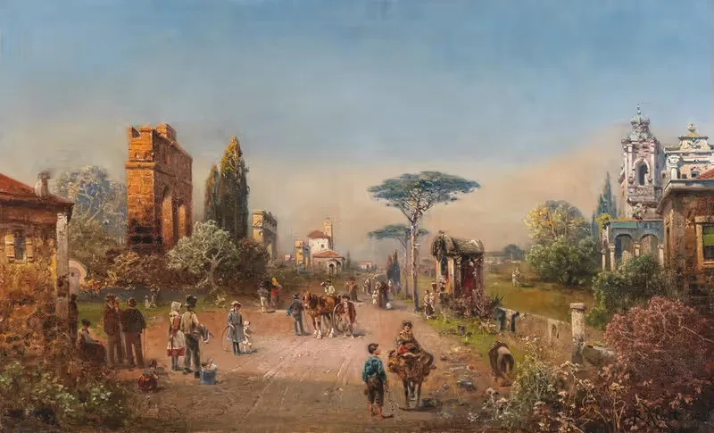 A View of the Via Appia — Robert Alott