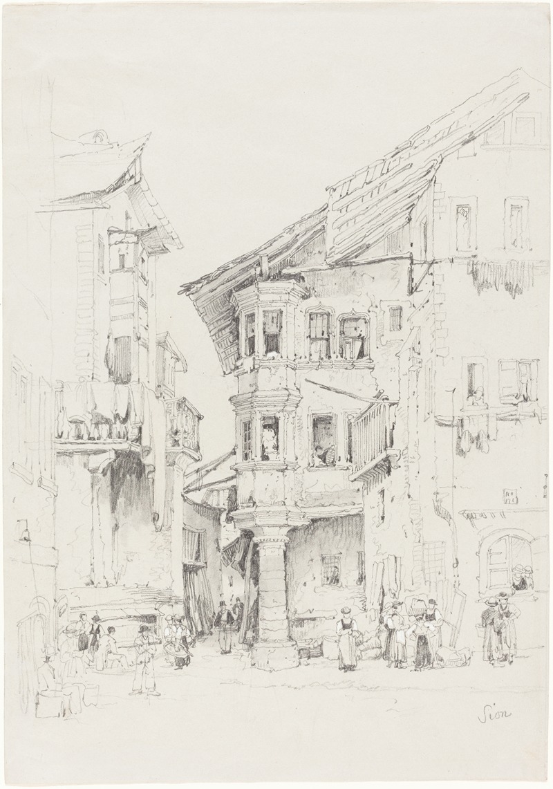 Sion by Самуэль Прут, c. 1830 — digital art print download