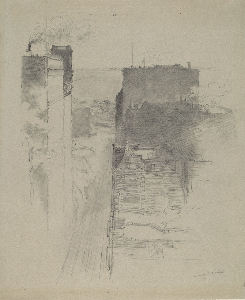 The Battery, New York by Стэнфорд Уайт, c. 1900 — digital art print download