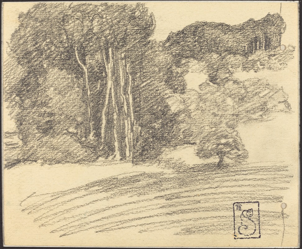 The Forest at Courdemanche by Теофиль Александр Стенлен, 1895 — digital art print download