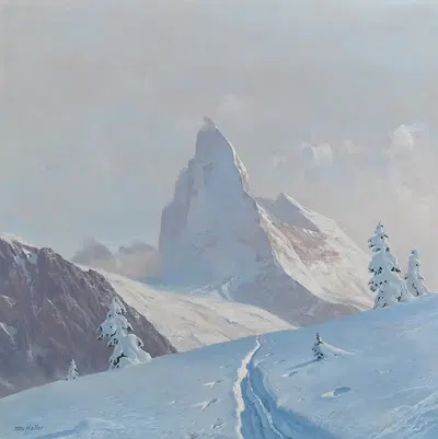 Вид на Маттерхорн by Тони Халлер — digital art print download