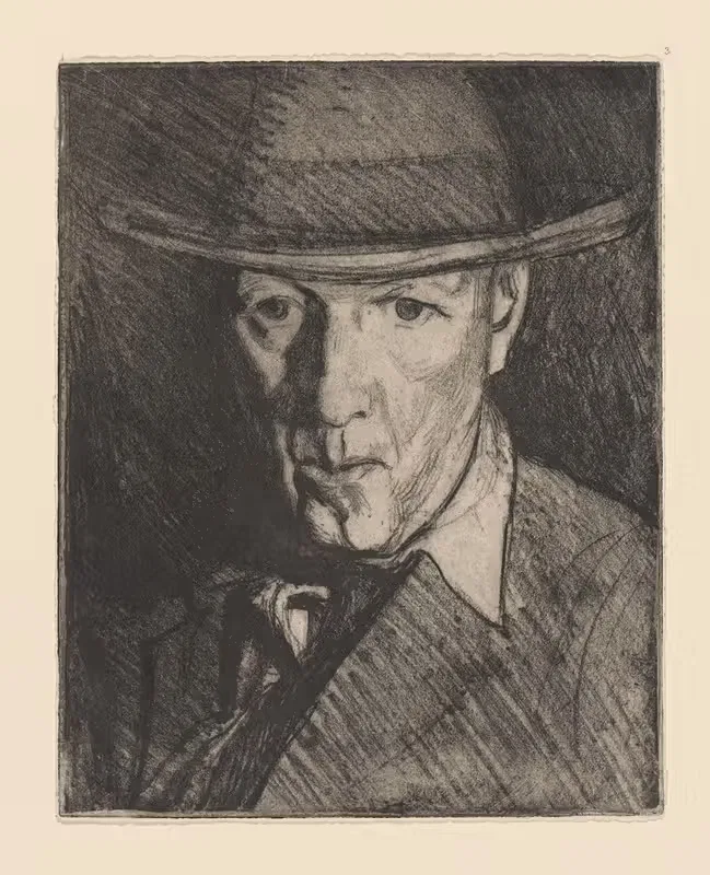 Стерлинг Кальдер, скульптор by Альберт Штернер, 1926 — digital art print download