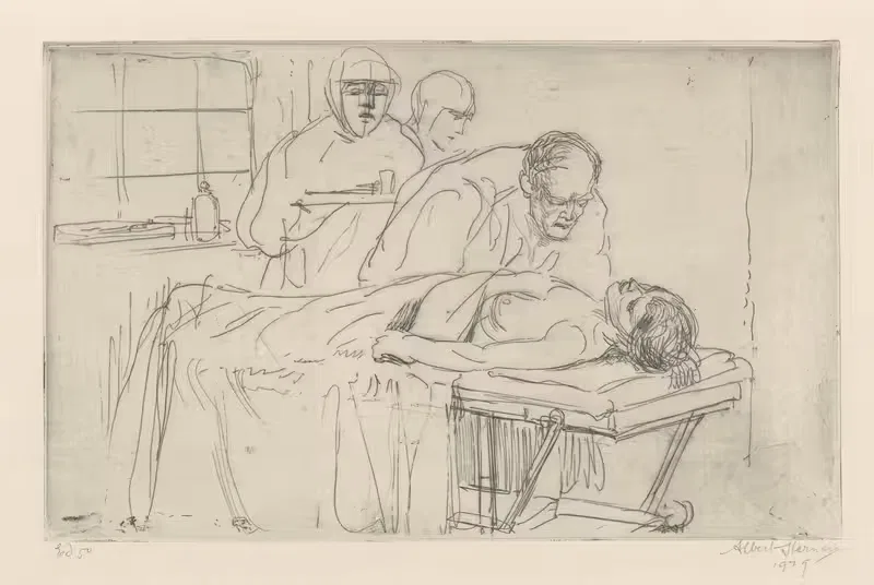 Доктор by Альберт Штернер, 1929 — digital art print download