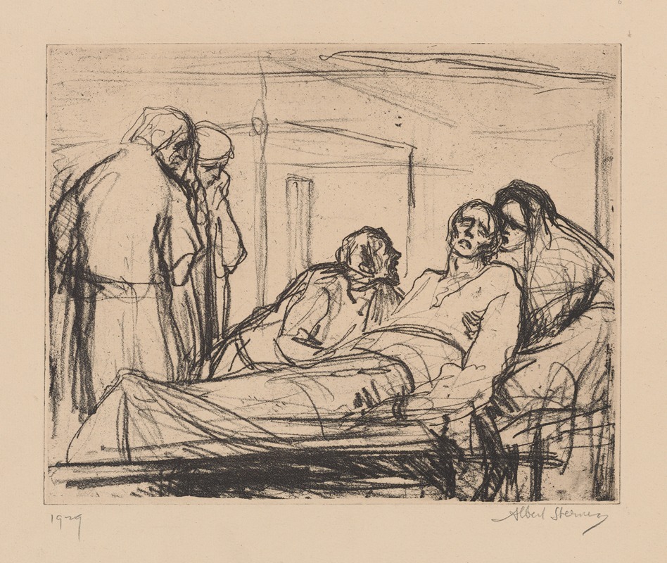Самаритяне by Альберт Штернер, 1929 — digital art print download