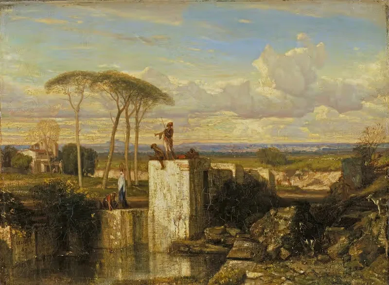Колодец на востоке by Александр-Габриэль Декамп, 1847 — digital art print download