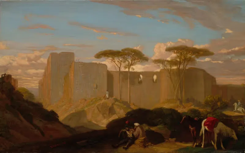 Добрый самаритянин by Александр-Габриэль Декамп, c. 1842 — digital art print download