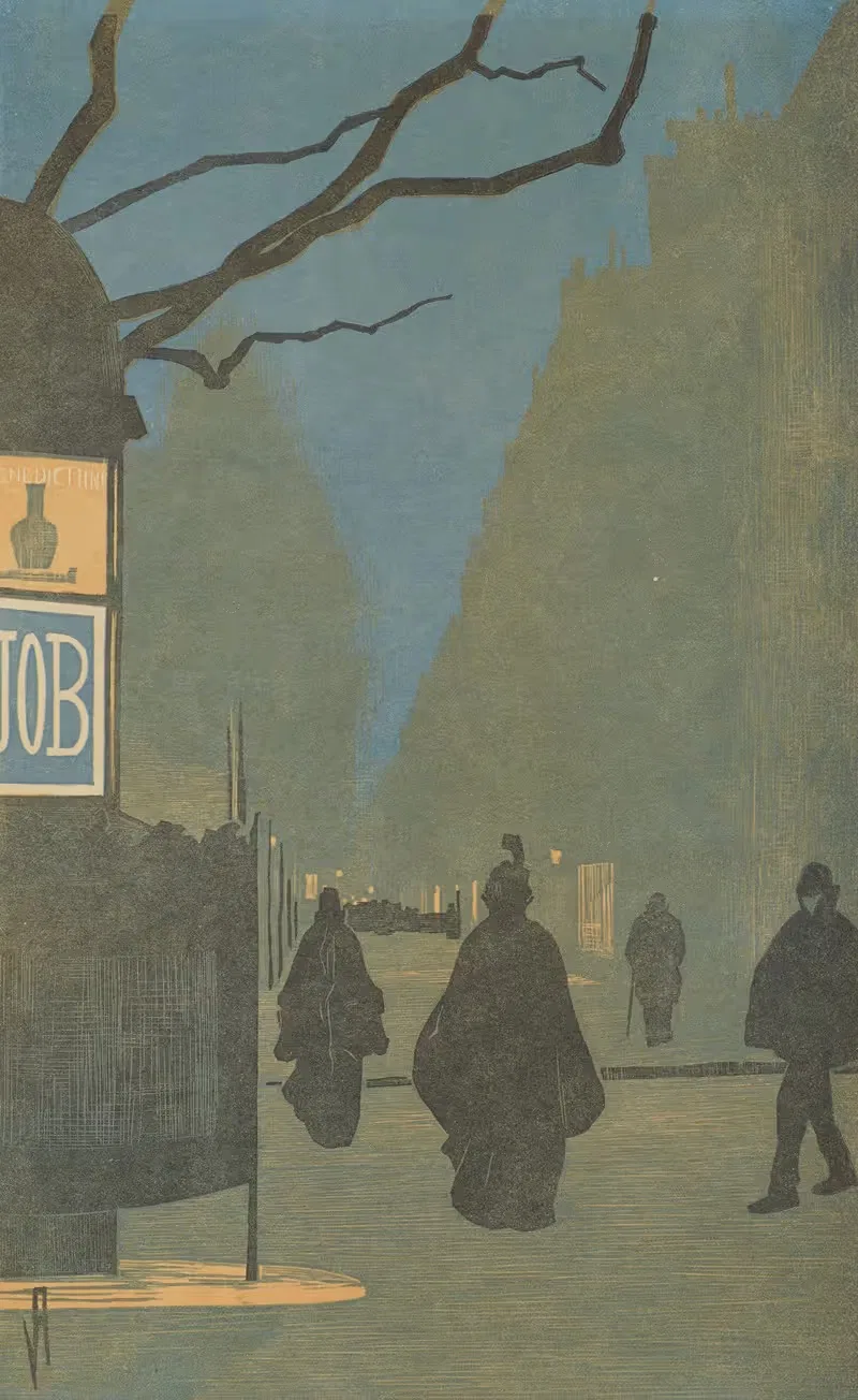 Бульвар Мальшерб, вечер by Амеде Жоа, 1898-1899 — digital art print download