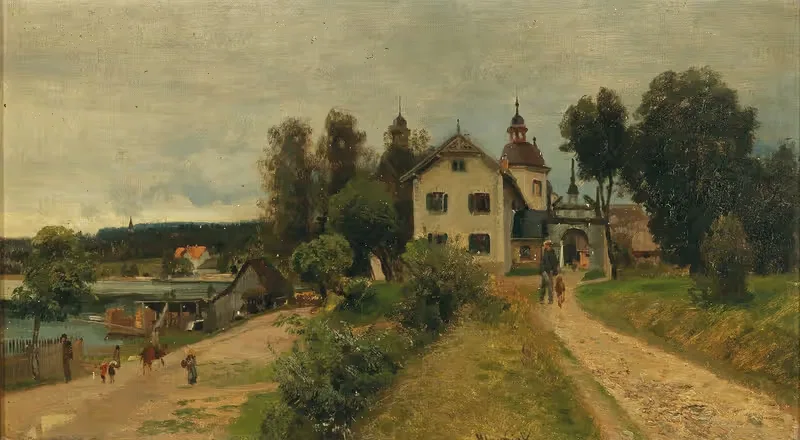 Castle in Velden on Wörthersee — Anton Hlavacek