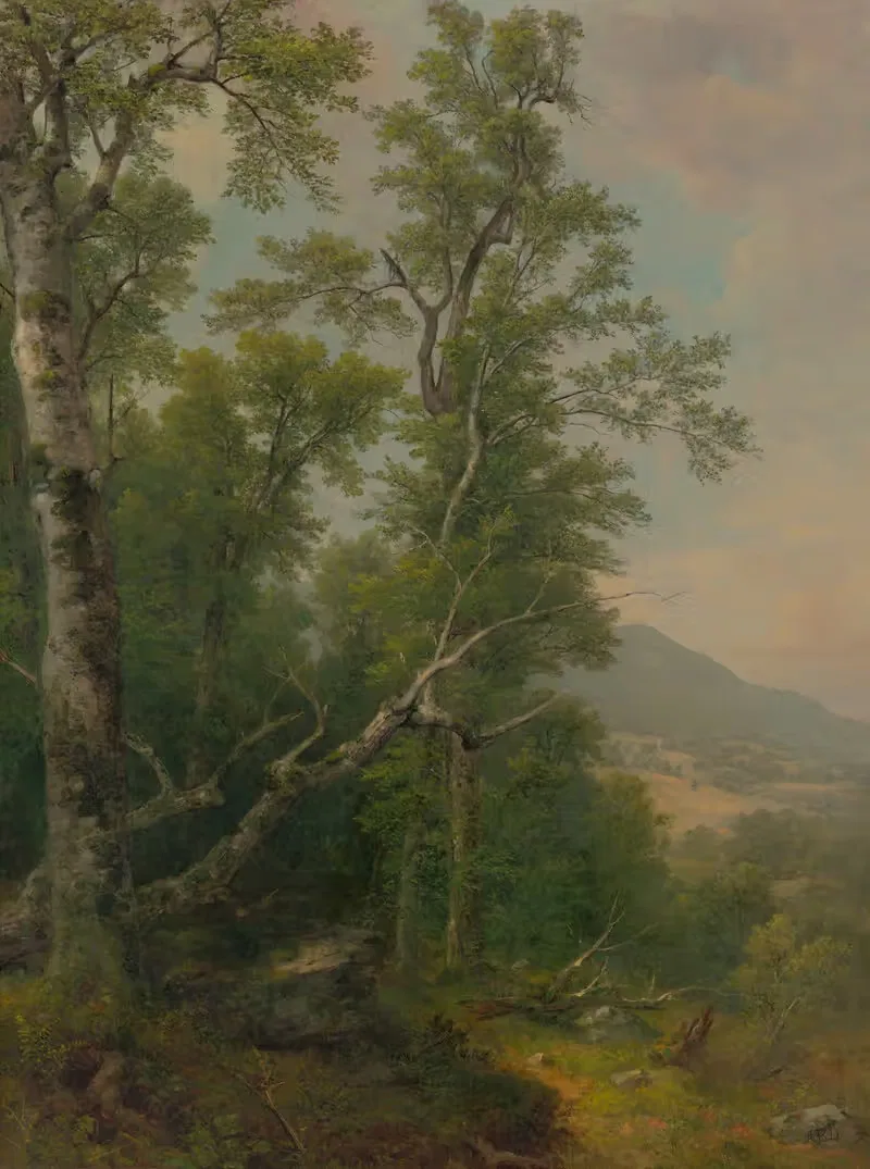 Study of Trees by Asher Brown Durand — digital art print download