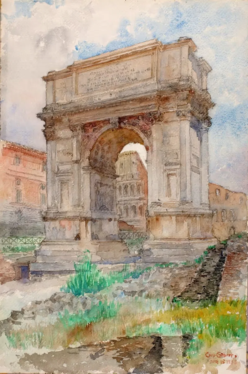 Arch of Titus, Rome — Cass Gilbert
