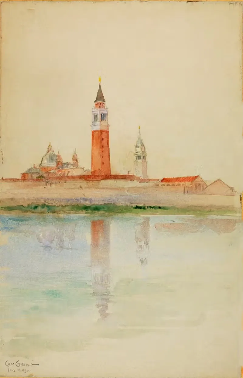 Сан-Джорджо Маджоре, Венеция by Касс Гилберт, 1898 — digital art print download