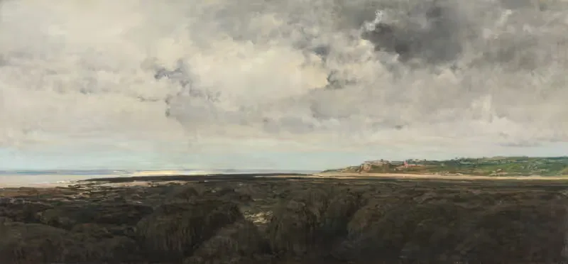 Виллервиль, вид с Ле Ратье by Шарль Франсуа Дюбини, 1855 — digital art print download