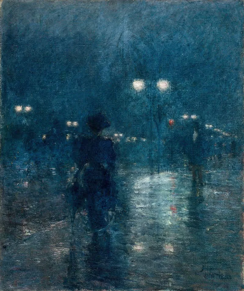 Ноктюрн на Пятой авеню by Чайлд Хассам, c. 1895 — digital art print download