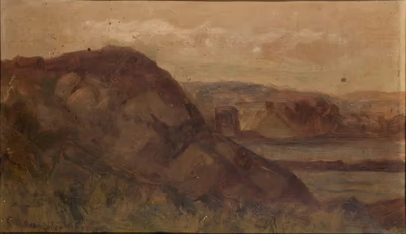 Без названия (пейзаж с камнями) by Эдвард Митчелл Баннистер, 1898 — digital art print download