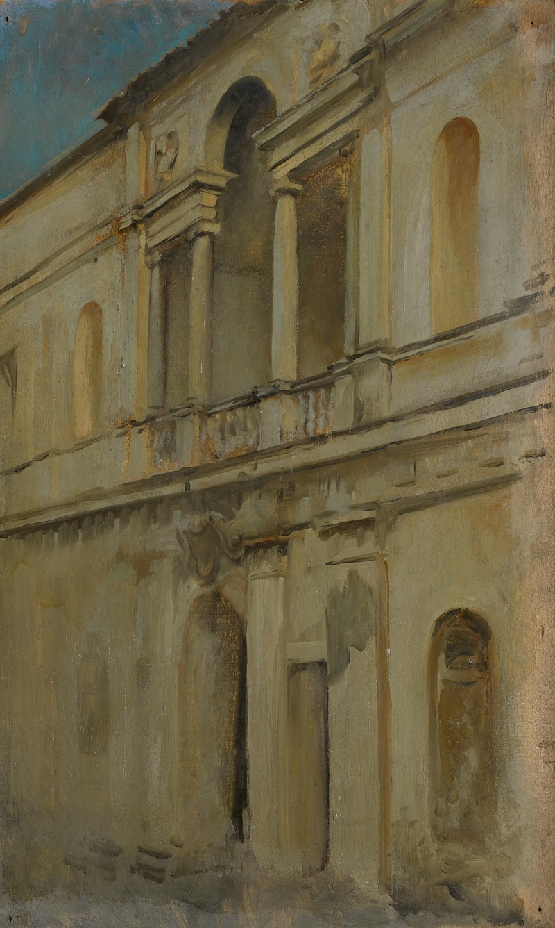 Architectural Study by Edwin Austin Abbey — digital art print download