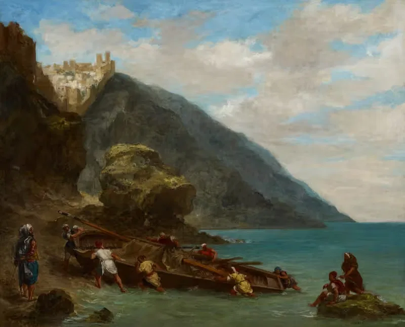 View of Tangier from the Seashore — Eugène Delacroix