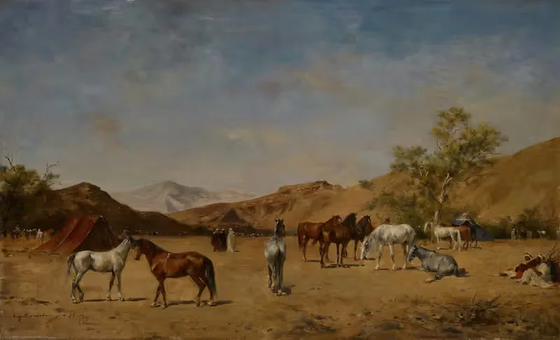 An Arabian Camp — Eugène Fromentin