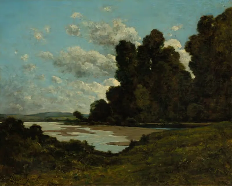 Река Луара в Невре by Анри-Жозеф Арпиньи, 1901 — digital art print download