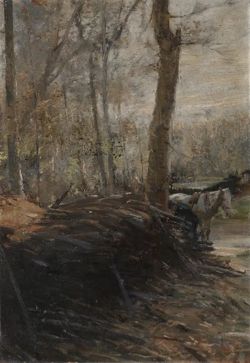 Лісова сцена by Генри Келлер, c. 1901 — digital art print download