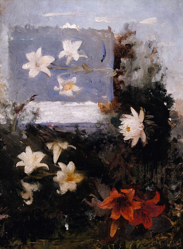 Flower Studies by Аббот Хандерсон Тейер — digital art print download
