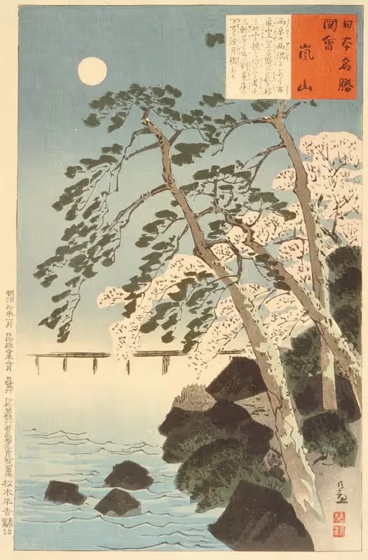 Арашияма, Киото by Кобаяси Киёчика, 1897 — digital art print download