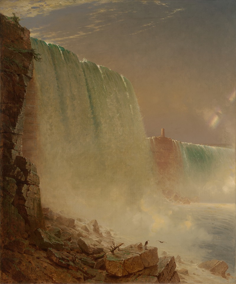 Ниагарский водопад by Джон Фергюсон Уир, 1871 — digital art print download