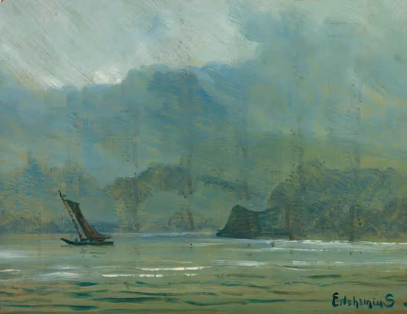 Pale Blue Landscape by Louis Michel Eilshemius — digital art print download