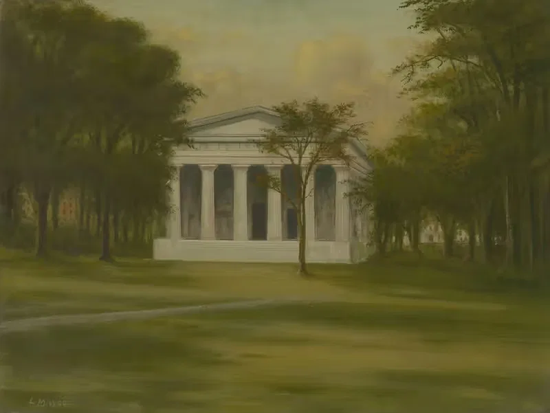 The Old State House on New Haven Green — Louis Martin Wool