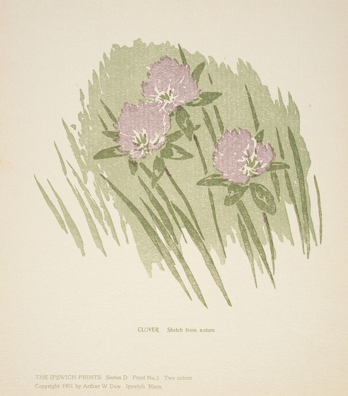 Ipswich Prints; Clover by Arthur Wesley Dow, 1901 — digital art print download