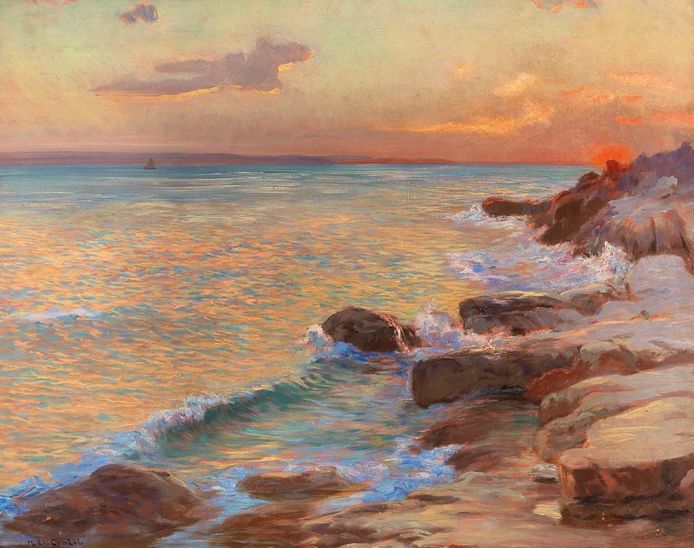 Sunset in Split by Menci Clement Crnčić — digital art print download