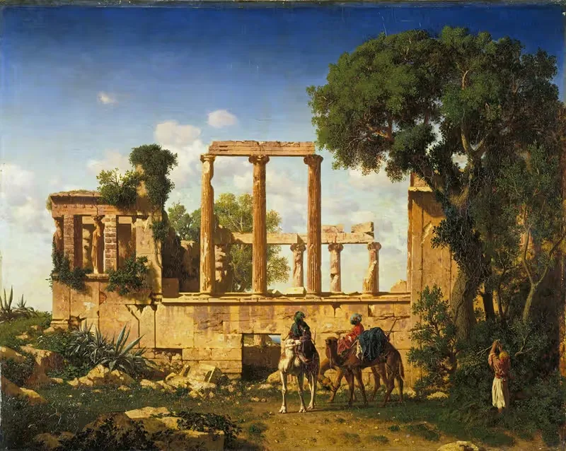 Эрехтейон, Афины by Прозпер Марилья, 1841 — digital art print download
