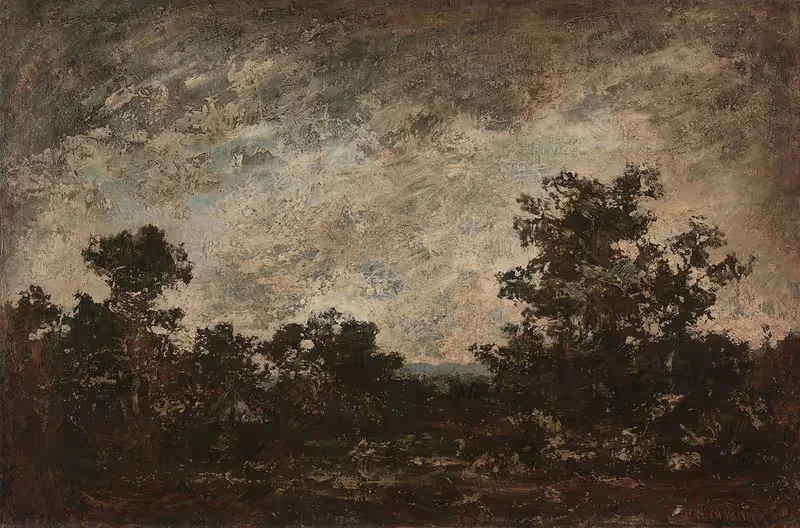 Индийский лагерь by Ральф Альберт Блейклок, c. 1890 — digital art print download