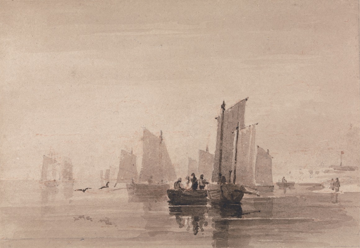 Fishing off Hastings — Дэвид Кокс