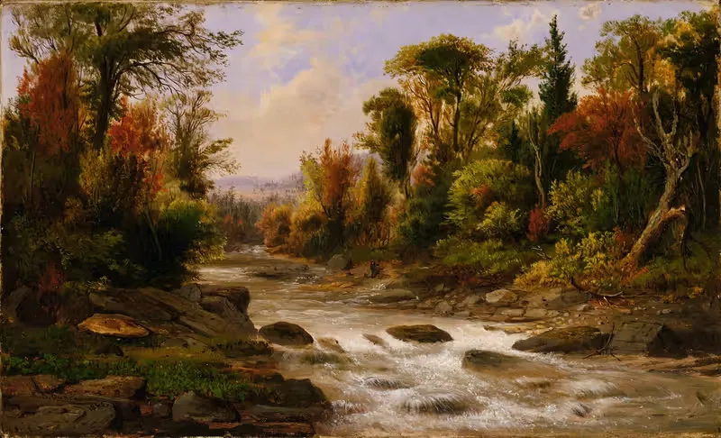 On the St. Annes, East Canada, 1863 — Robert S. Duncanson