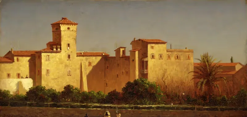 Villa Malta, Rome by Sanford Robinson Gifford, 1879 — digital art print download