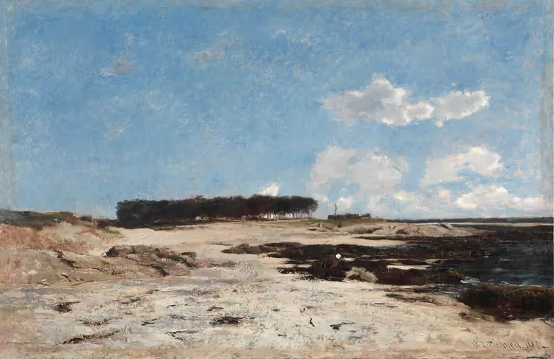 Pointe de Cabellou, Brittany by William Lamb Picknell, 1881 — digital art print download