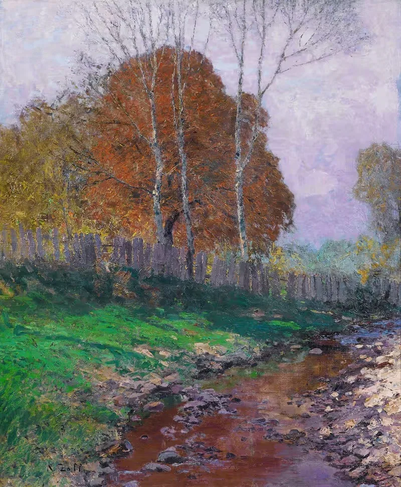 Долина Кремса, осень by Альфред Цофф — digital art print download