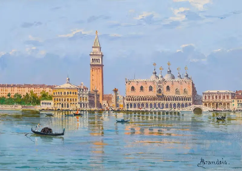 The Molo, Venice by Antonietta Brandeis — digital art print download